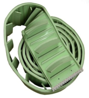 Tapis convoyeur GREGOIRE vert 320x11M avec agraffe